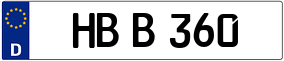 Truck License Plate